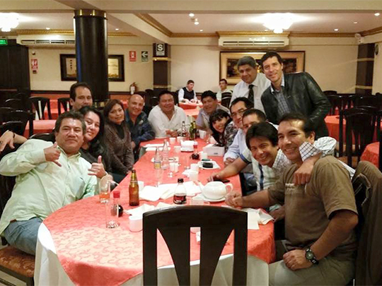 Celebrando el cumpleaños de Juan Carlos Chung (2015)